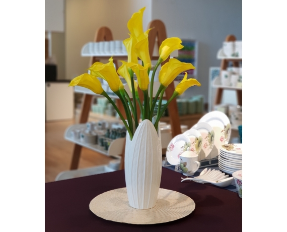 Bình 3 lá nổi 31.5 cm